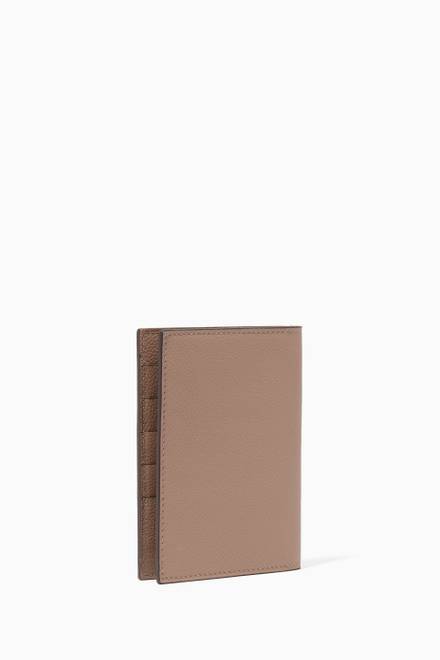 hover state of Grain Leather Passport Cover