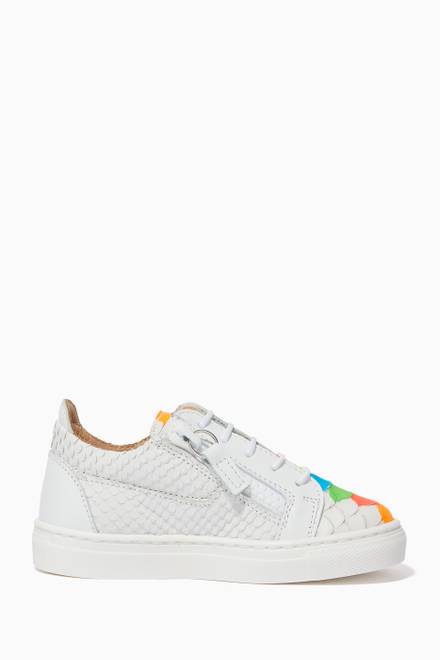 hover state of Rainbow Sketch Jr Sneakers