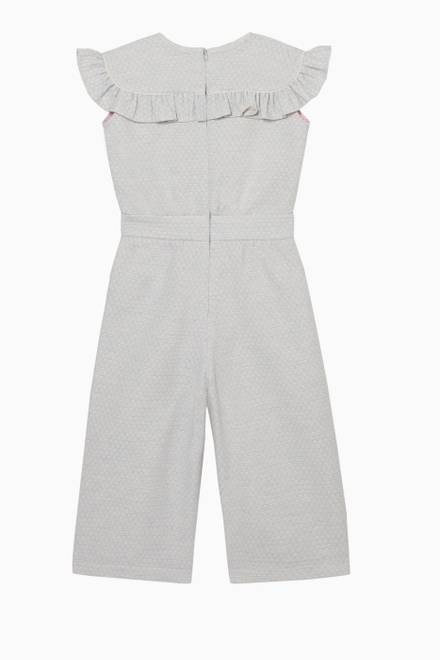 hover state of Ruffled Sleeveless Jumpsuit
