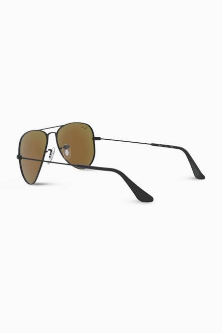 hover state of Aviator™ Mirror Sunglasses 