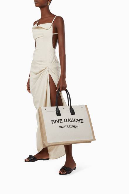 hover state of Rive Gauche Tote Bag in Canvas  