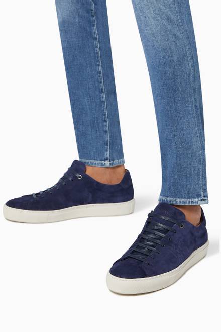 hover state of Mirage Monogram Sneakers in Suede