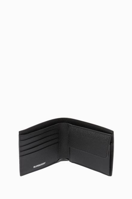 hover state of International Bifold Coin Wallet in Icon Stripe Leather   