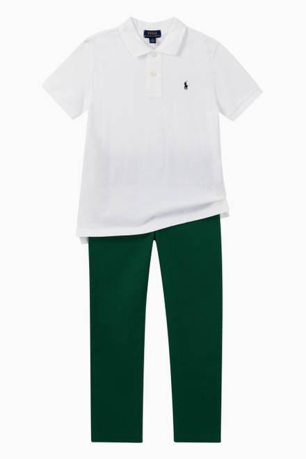 hover state of Cotton Mesh Polo Shirt