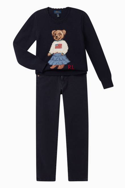 hover state of Polo Bear Cotton Sweater     