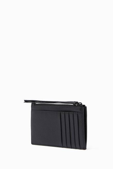 hover state of Neo Classic Long Coin & Card Holder in Grained Calfskin