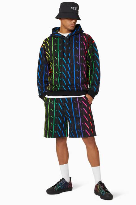 hover state of VLTN TIMES Jersey Bermuda Shorts
