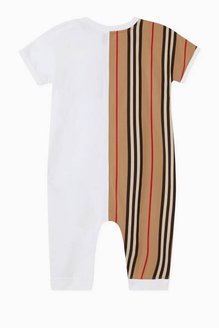 hover state of Icon Stripe Cotton Playsuit  