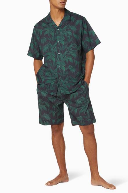 hover state of Byron Cotton Pyjama Shorts 