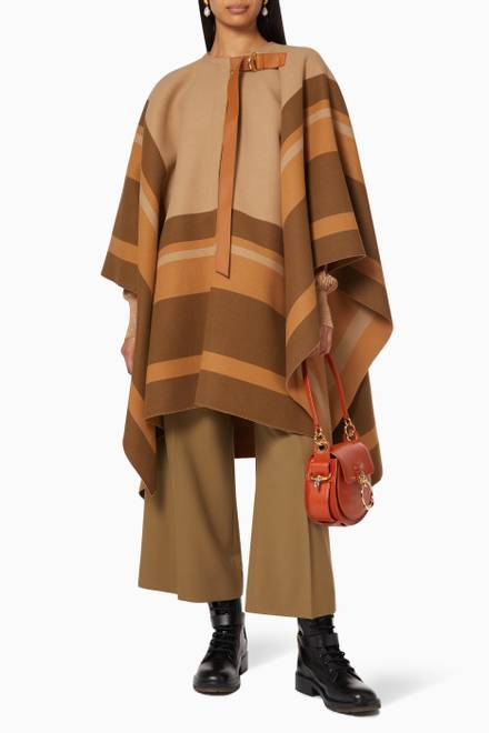 hover state of Blanket Coat in Graphic Wool    