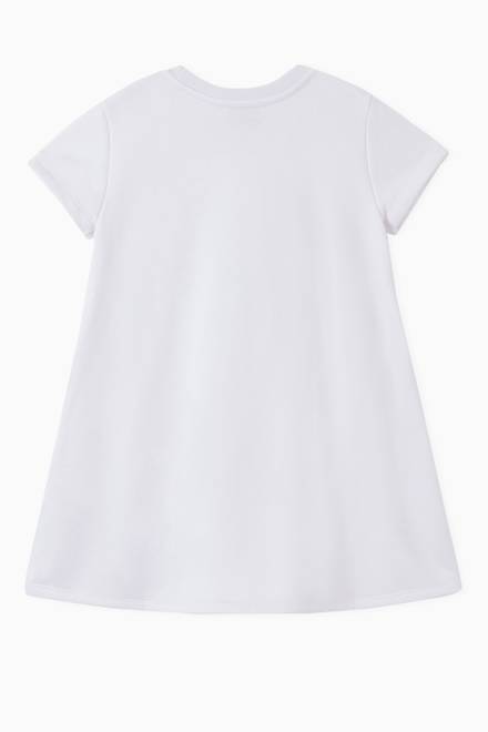 hover state of Kenzo Tiger T-shirt Dress in Cotton Jersey   