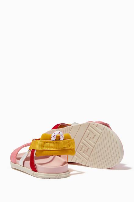hover state of Monogram Sandals in Leather      