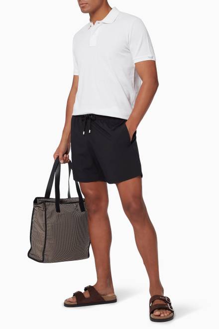 hover state of Arthus Stretch Solid Swim Shorts   