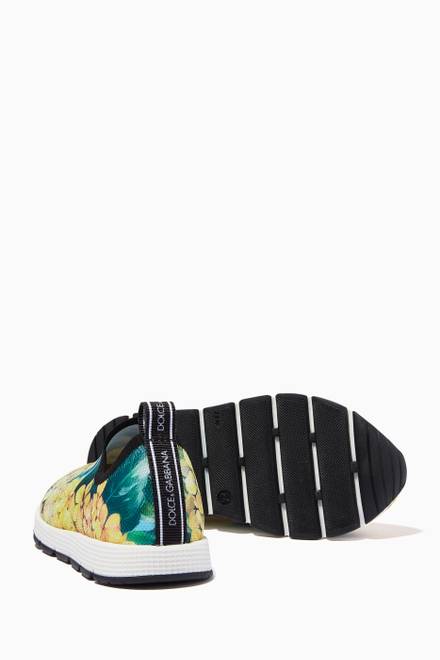 hover state of Sorrento Slip-on Sneakers in Hydrangea-print Stretch Mesh  