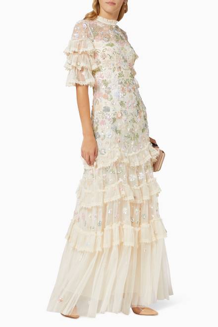 hover state of Meadow Gown in Sequin Tulle     