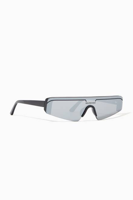 hover state of Mirror Sheild Sunglasses in Acetate     