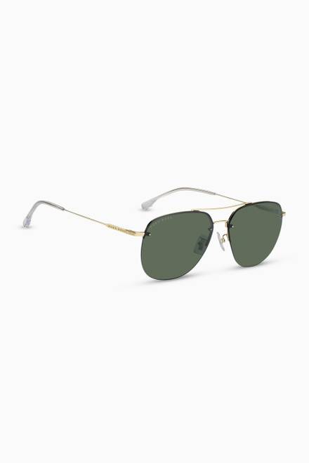 hover state of D Frame Sunglasses in Metal      