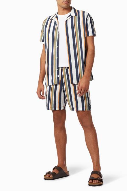hover state of Printed Co-Ord Shorts in Tencel™ Modal