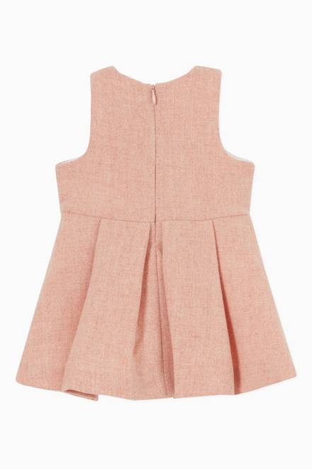 hover state of Pinafore Dress in Wool Blend 