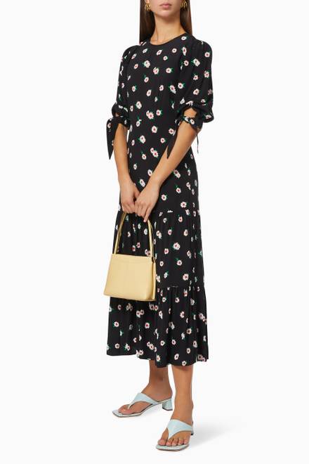 hover state of Heather Floral Dress in Viscose 