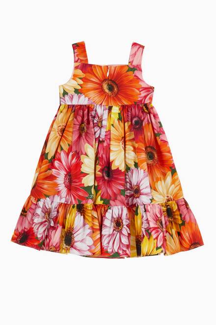 hover state of Gerbera Daisy Long Dress in Cotton Poplin