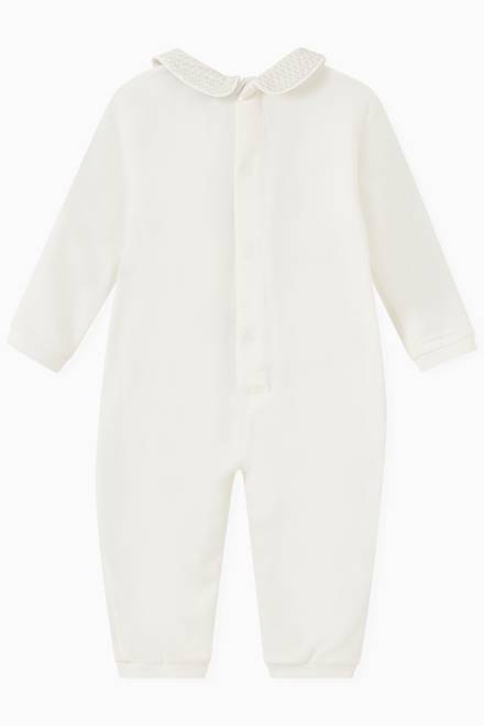 hover state of Micro Eagle Logo Jumpsuit in Cotton  