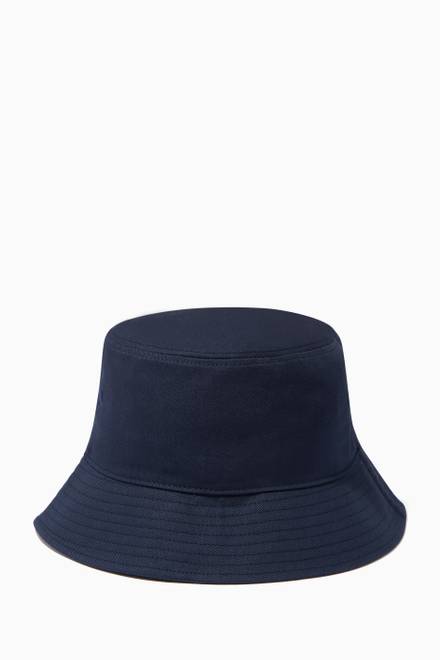 hover state of Tommy Badge Bucket Hat in Cotton    
