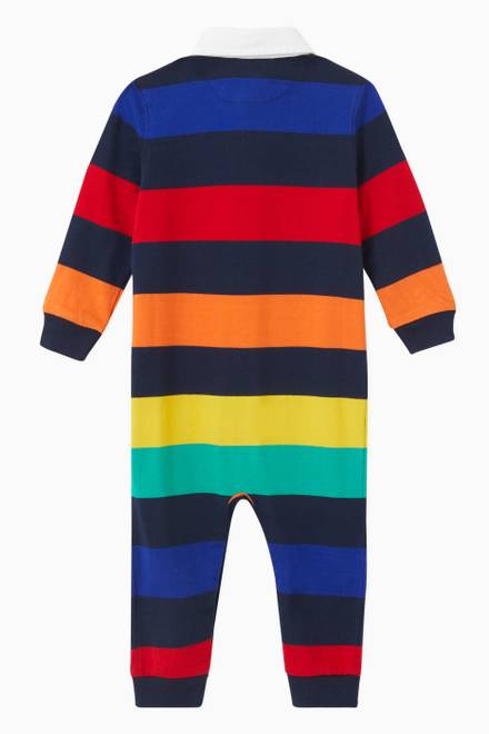 hover state of Rugby Romper in Cotton Jersey   