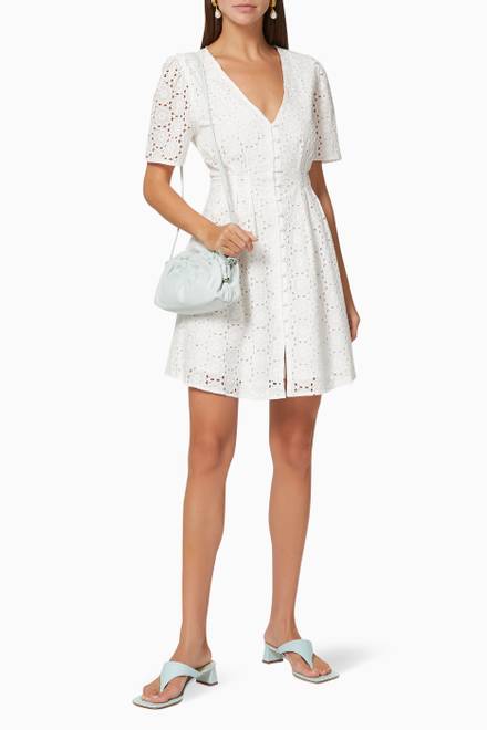 hover state of Eliza Mini Dress in Cotton    