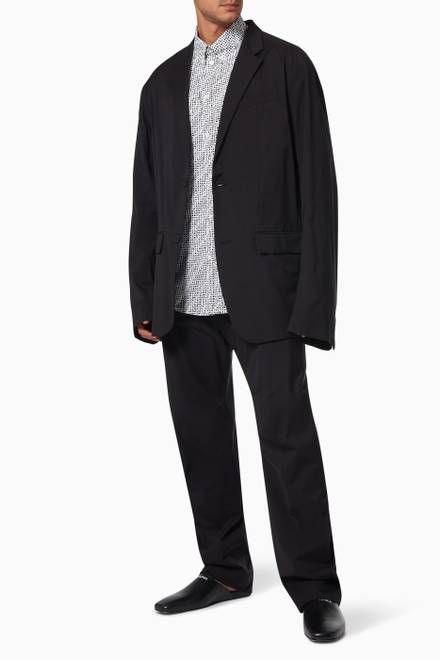 hover state of Tailored Pants in Stretch Technical Crêpe   