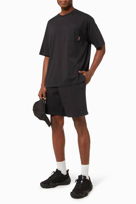 hover state of Casual Fit Shorts in Cotton Blend Fleece   
