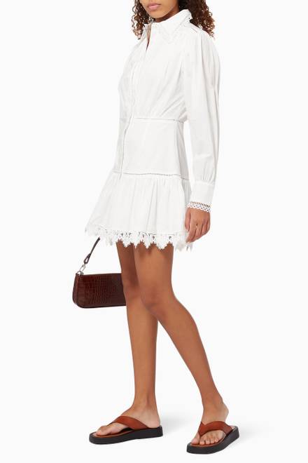 hover state of Sandra Volume Dress in Organic Cotton