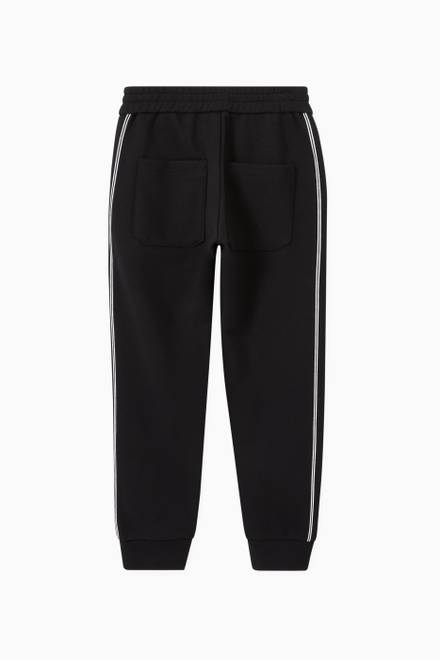hover state of Logo Tape Track Pants in Fleece  