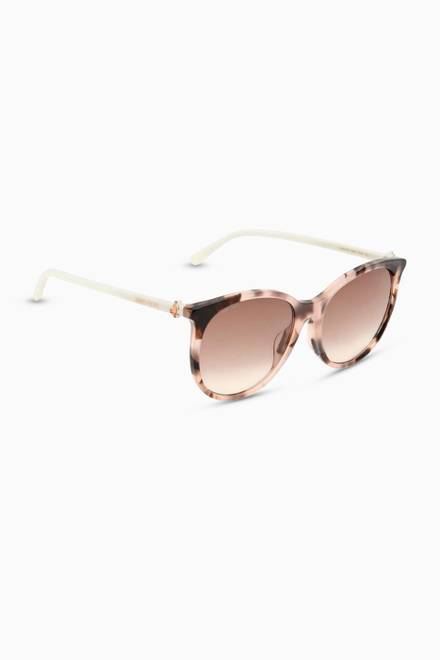 hover state of Ilana Sunglasses with Copper Gold JC Emblem    