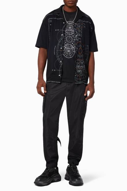 hover state of Astral Hawaii Shirt in Polyester Fabric