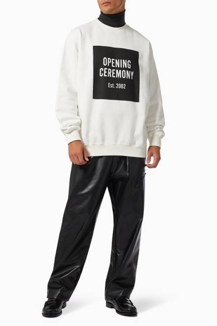 hover state of Trackpants in Faux Leather 