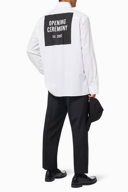hover state of Box Logo Classic Shirt in Cotton