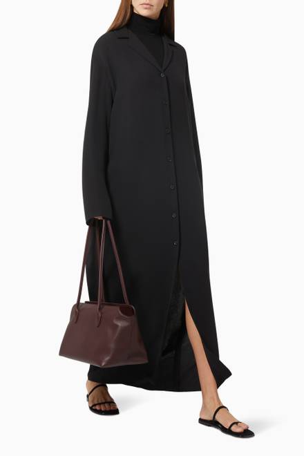 hover state of Marjo Shirt Dress in Silk 