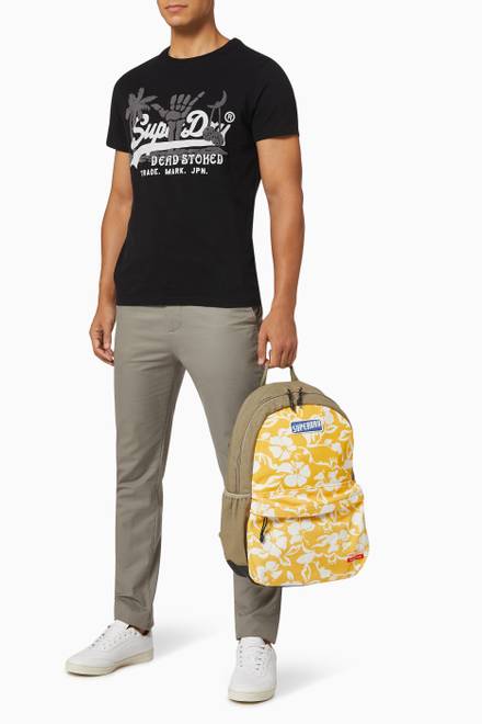 hover state of Cali Print Montana Rucksack in Polyester      