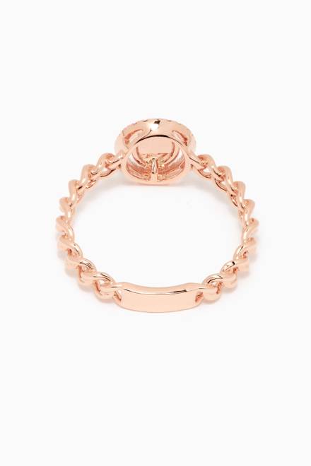 hover state of Quwa Diamond Ring in 18kt Rose Gold         