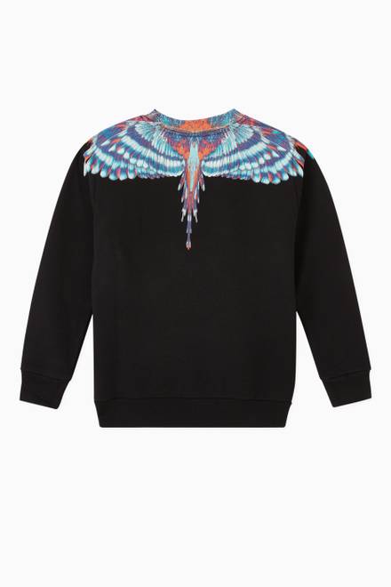hover state of Wings Sweatshirt in Cotton Jersey