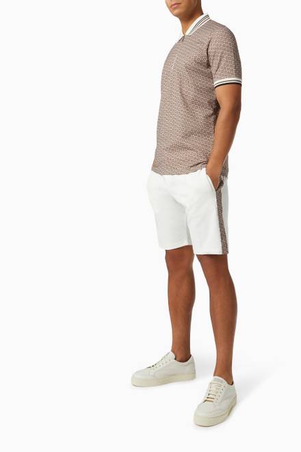 hover state of Sport Slim Fit Shorts in Double Knit Jersey  