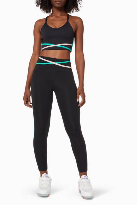 hover state of Dri-FIT One 7/8 Taped Leggings   
