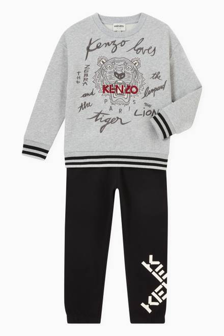 hover state of Kenzo Loves Embroidered Sweatshirt in Fleece