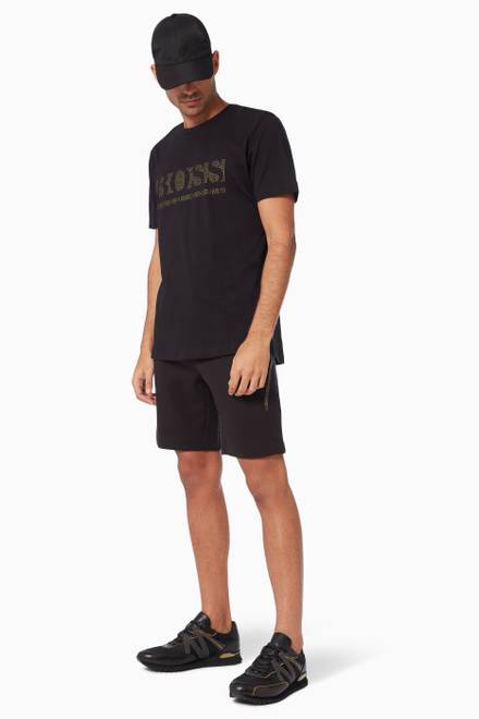 hover state of Hugo Boss Pixel T-shirt in Jersey