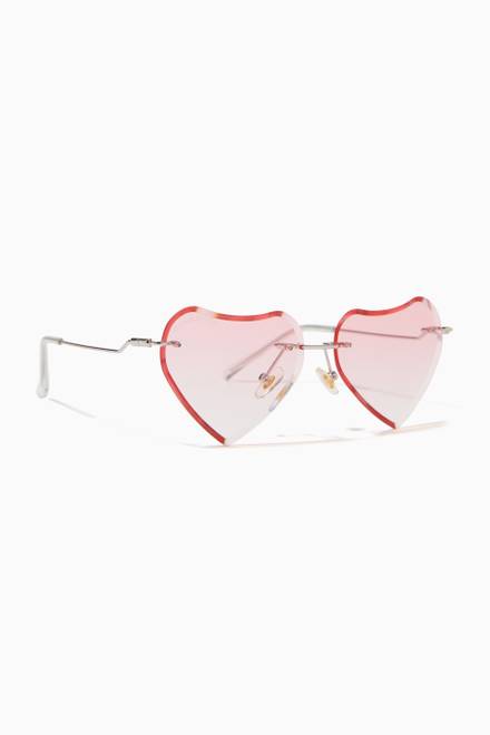 hover state of Heart Sunglasses in Metal 