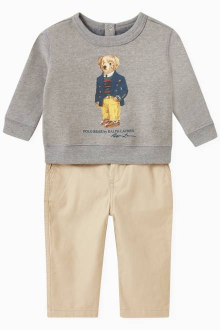hover state of Polo Bear Sweatshirt in Brushed Fleece   
