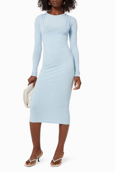 hover state of Abdiel Dress in Rib-knit  
