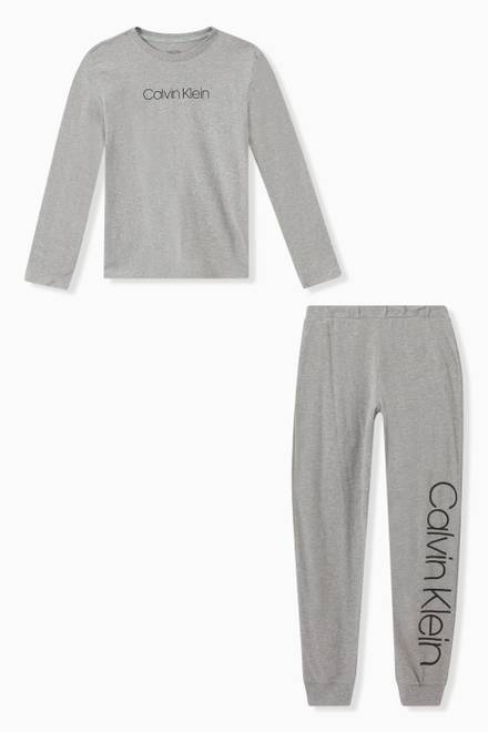 hover state of Modern Cotton Pyjama Set in Organic Cotton  