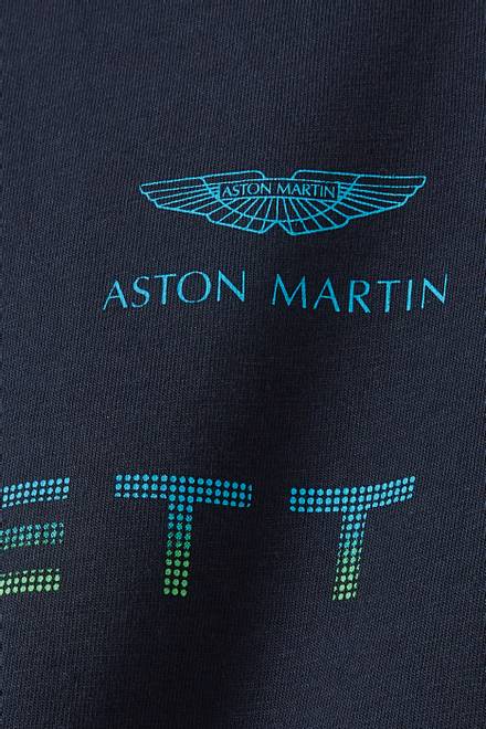 hover state of Aston Martin Racing Logo T-shirt in Jersey  